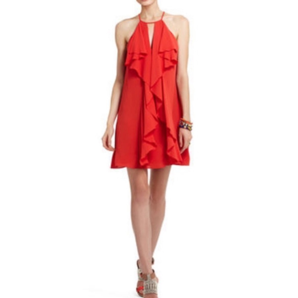BCBG MaxAzria “Hattie” Ruffle Dress